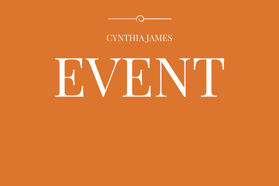 Cynthia James Events Calendar