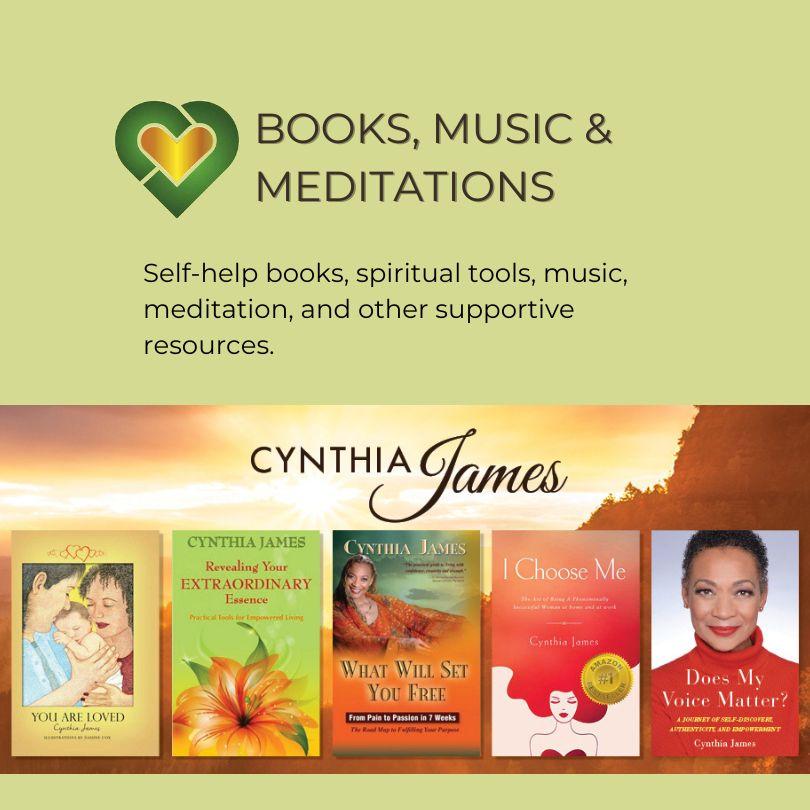 Books, music and mediations from Cynthia James